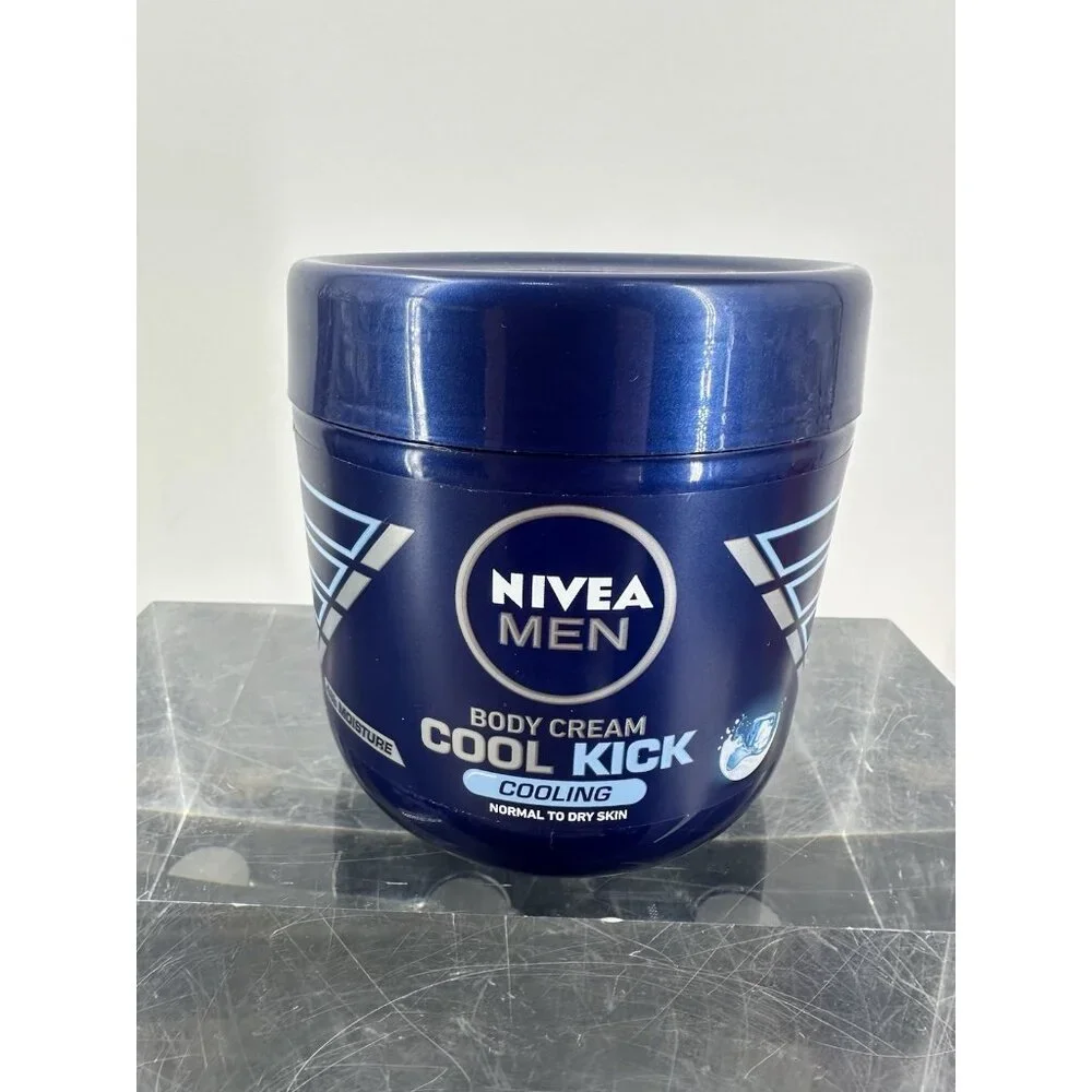 Nivea Men Body Cream Combo X2 Revitalizing Energizing & Cool Kick, 13.5oz